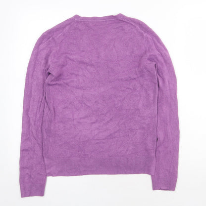 Womens UK Size 8 Marks and Spencer Purple Pullover Jumper