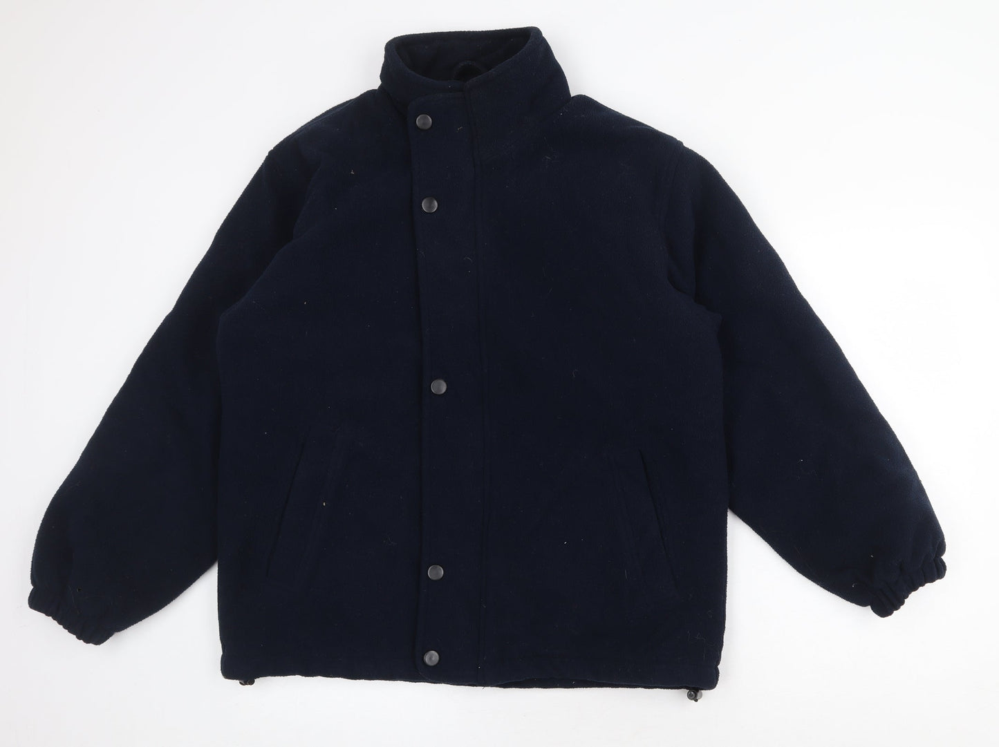 Antartex Mens Blue Jacket Size S Button