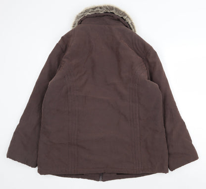Womens UK Size 18 Klassik Brown Jacket