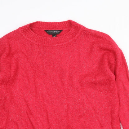 Womens UK Size 8 Dorothy Perkins Pink Pullover Jumper
