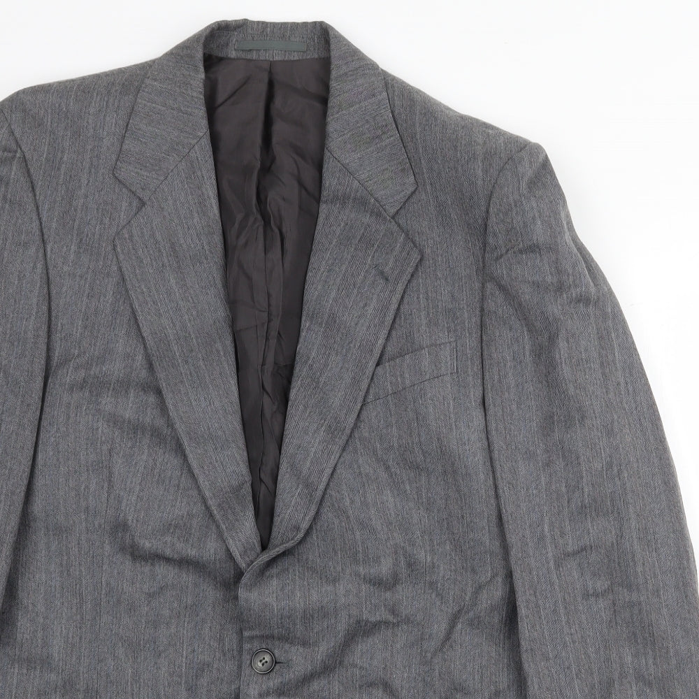 Mens UK Size 40 Marks and Spencer Regular Grey Suit Jacket