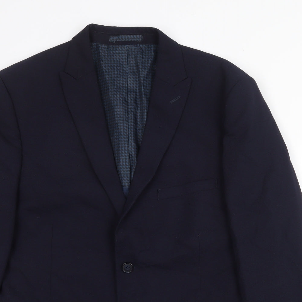 Mens UK Size 42 Marks and Spencer Regular Blue Suit Jacket