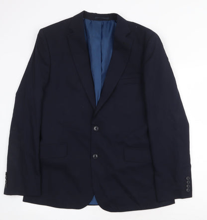 Mens UK Size 42 Marks and Spencer Regular Blue Suit Jacket