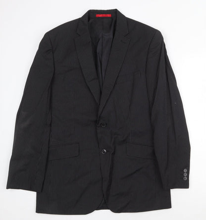 Mens UK Size 40 Burton Regular Black Suit Jacket