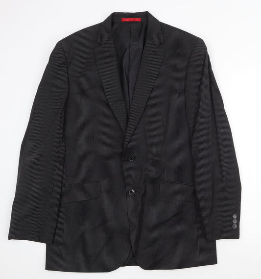 Mens UK Size 40 Burton Regular Black Suit Jacket