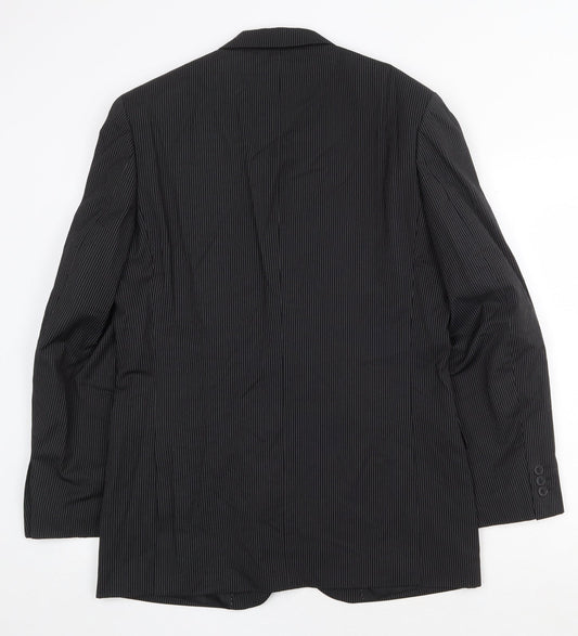 Mens UK Size 40 Burton Regular Black Suit Jacket