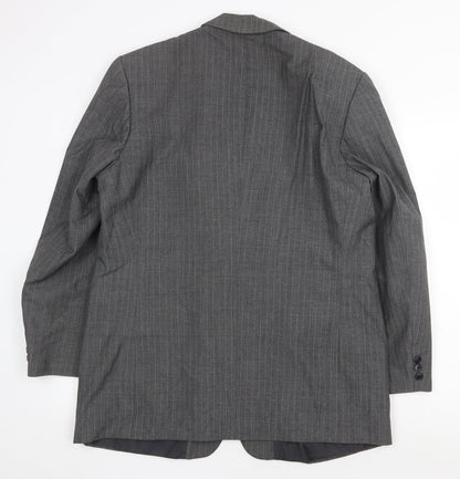 Mens UK Size 42 Preworn Regular Grey Suit Jacket