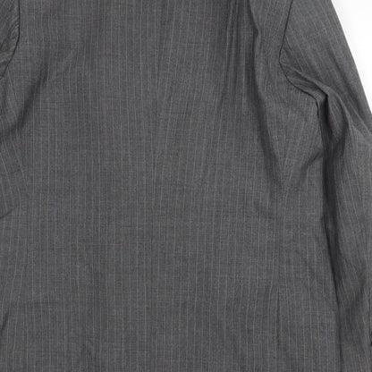 Mens UK Size 42 Preworn Regular Grey Suit Jacket