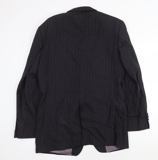 Mens UK Size 40 Marks and Spencer Regular Black Suit Jacket