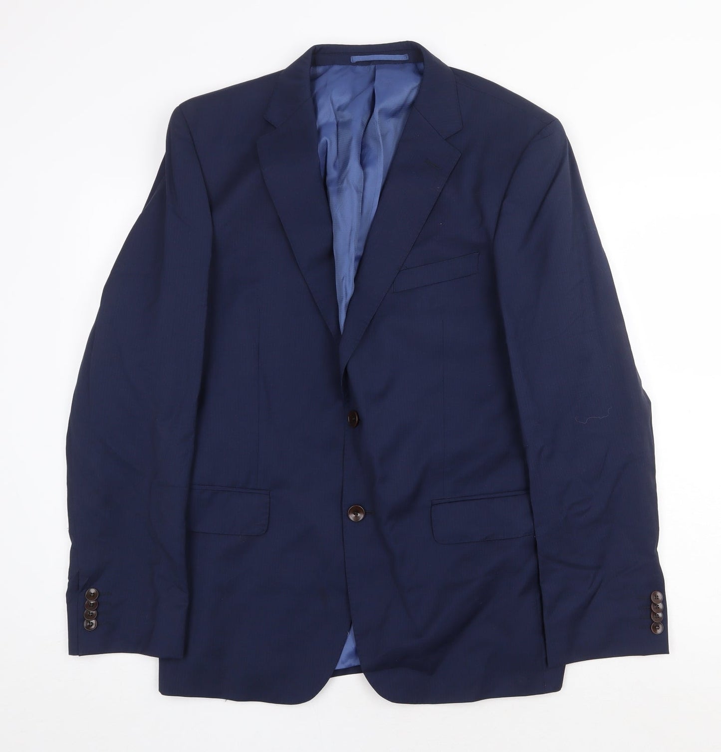 Mens UK Size 42 Marks and Spencer Regular Blue Suit Jacket