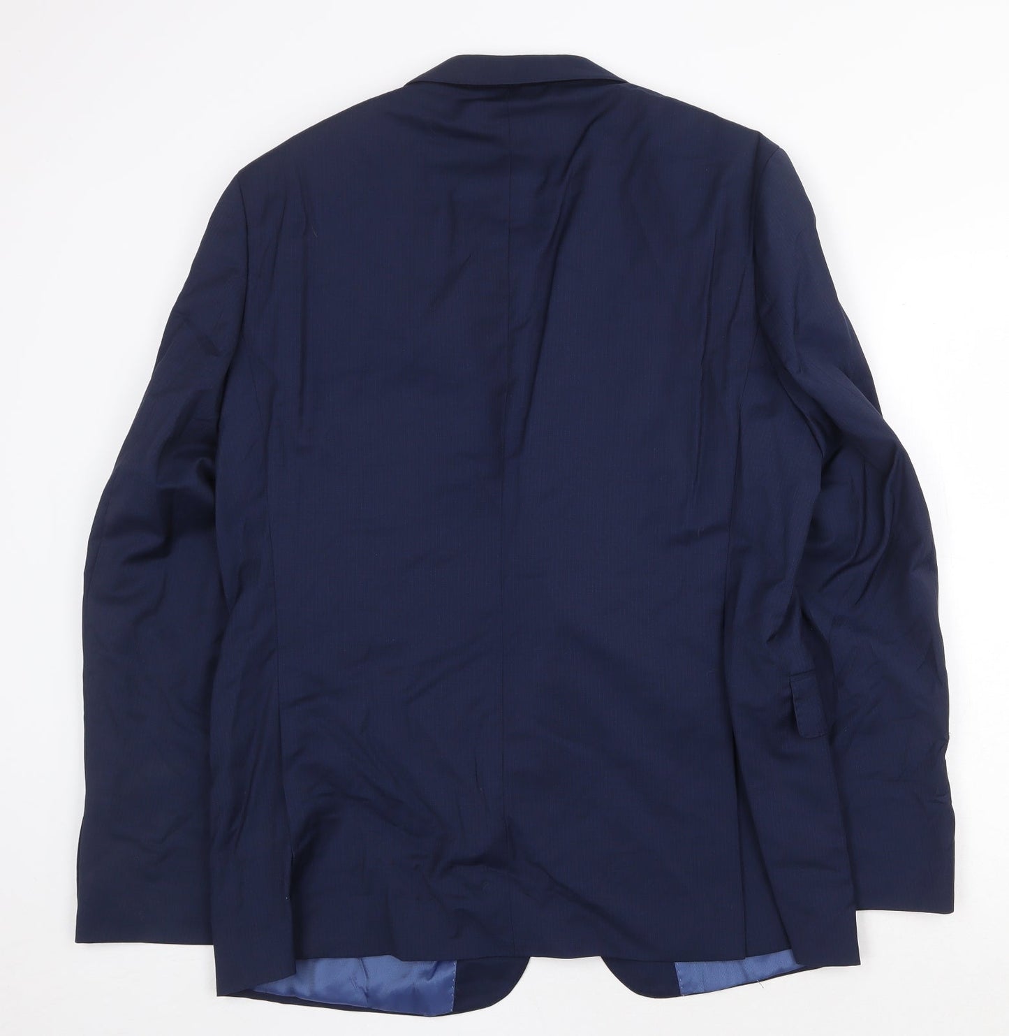 Mens UK Size 42 Marks and Spencer Regular Blue Suit Jacket