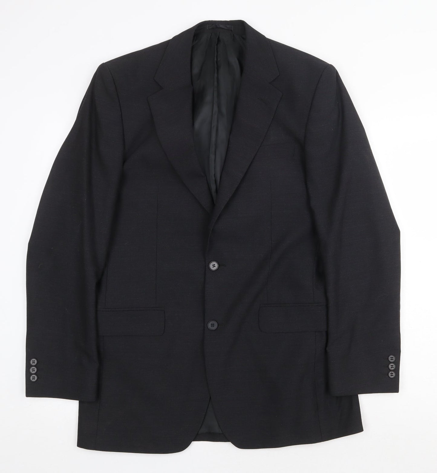 Mens UK Size 38 Scott & Taylor Regular Black Suit Jacket