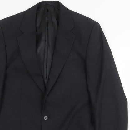Mens UK Size 38 Scott & Taylor Regular Black Suit Jacket