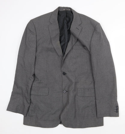 Mens UK Size 40 Scott & Taylor Regular Grey Suit Jacket