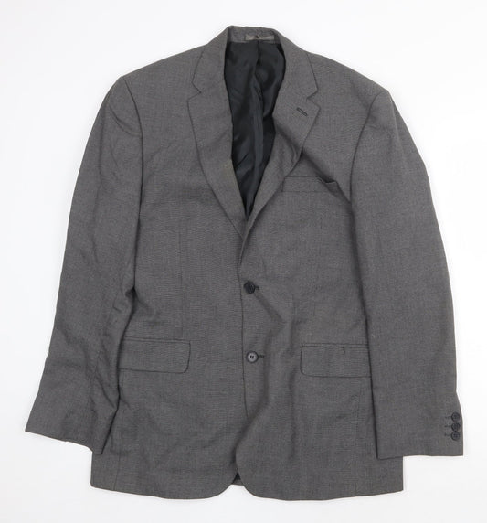 Mens UK Size 40 Scott & Taylor Regular Grey Suit Jacket