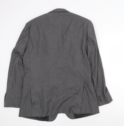 Mens UK Size 40 Scott & Taylor Regular Grey Suit Jacket
