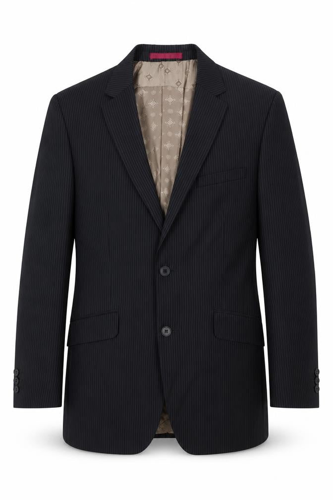 Mens UK Size 38 Limehaus Regular Black Suit Jacket