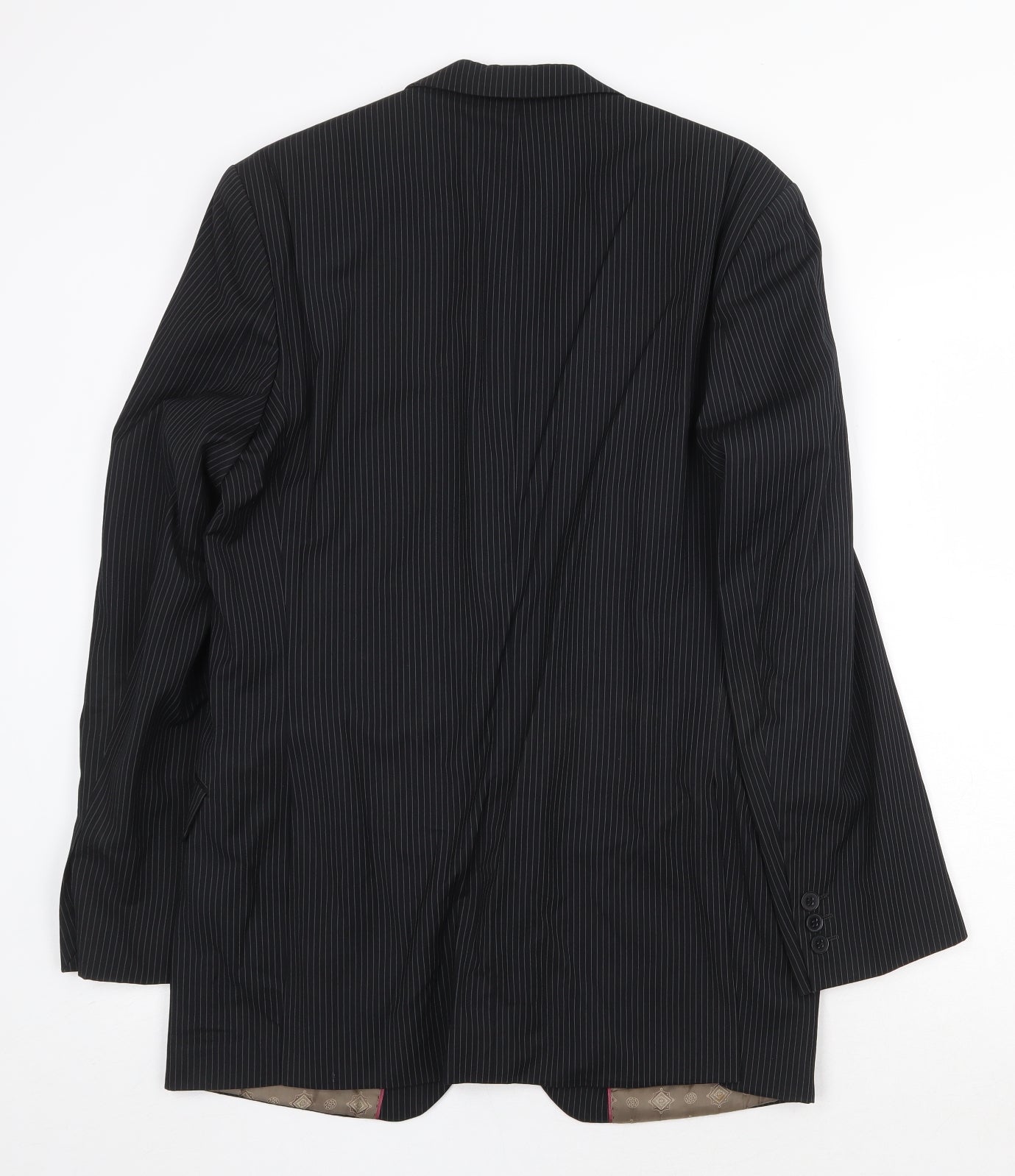Mens UK Size 38 Limehaus Regular Black Suit Jacket