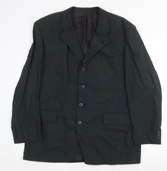 Mens UK Size 44 Tom English Regular Green Suit Jacket