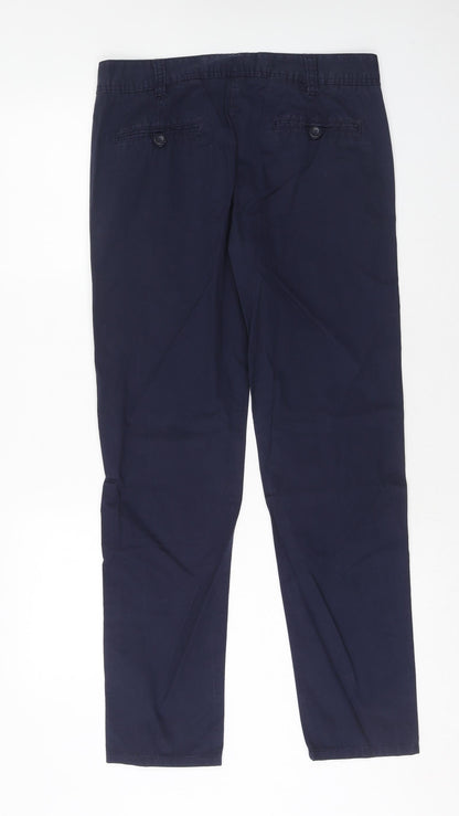 Womens UK Size 8 NEXT Regular Fit  Blue Trousers