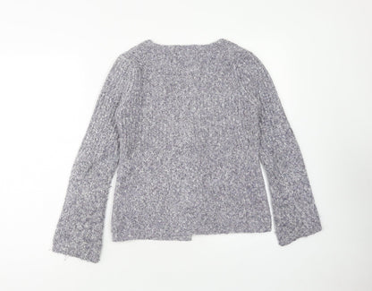 Womens UK Size 8 Marks and Spencer Purple Cardigan Jumper