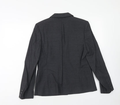 Womens UK Size 12 Marks and Spencer Regular Grey Blazer