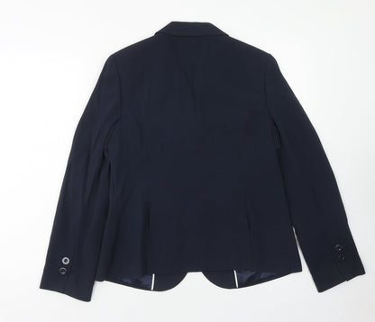 Womens UK Size 14 Planet Regular Blue Blazer