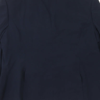 Womens UK Size 14 Planet Regular Blue Blazer
