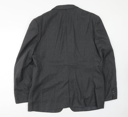 Mens UK Size 44 The Burton Collection Regular Grey Suit Jacket