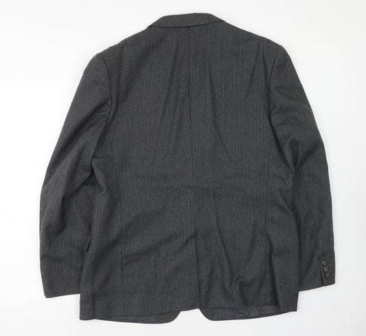 Mens UK Size 44 The Burton Collection Regular Grey Suit Jacket
