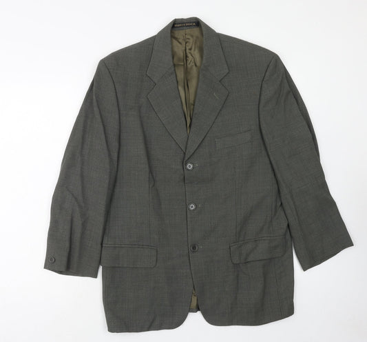 Mens UK Size 38 Marks and Spencer Regular Grey Suit Jacket