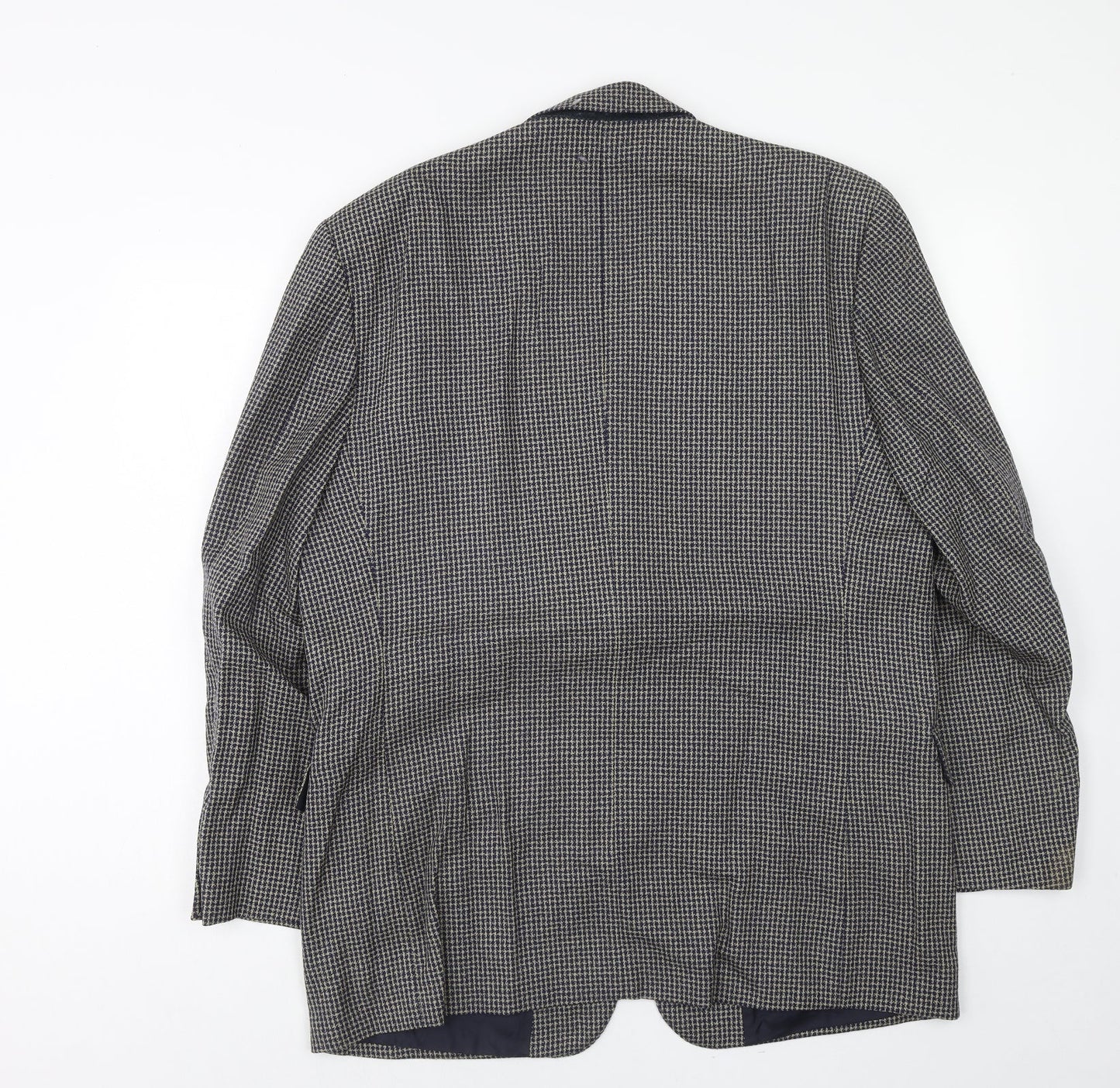 Brook Taverner Mens Blue Wool Jacket Suit Jacket Size 44 Regular
