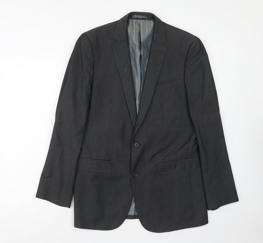 Mens UK Size 38 Limited Collection Regular Grey Suit Jacket