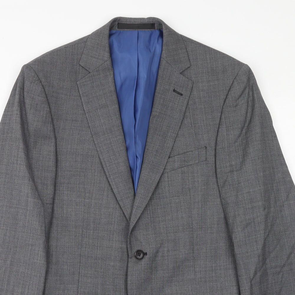 Mens UK Size 38 Marks and Spencer Regular Grey Suit Jacket