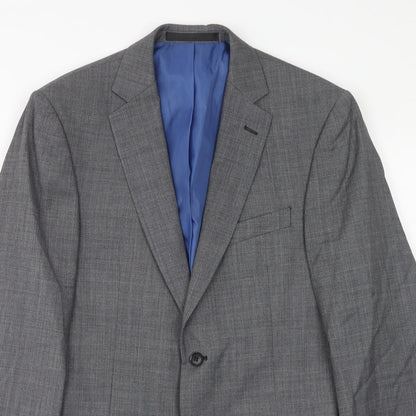 Mens UK Size 38 Marks and Spencer Regular Grey Suit Jacket