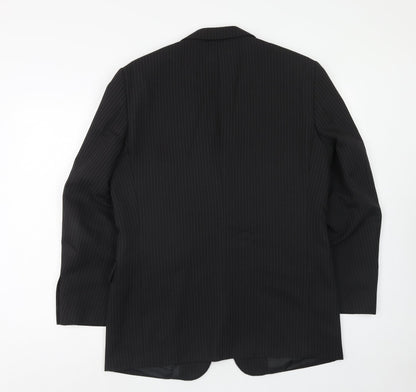 Mens UK Size 40 Taylor & Wright Regular Black Suit Jacket