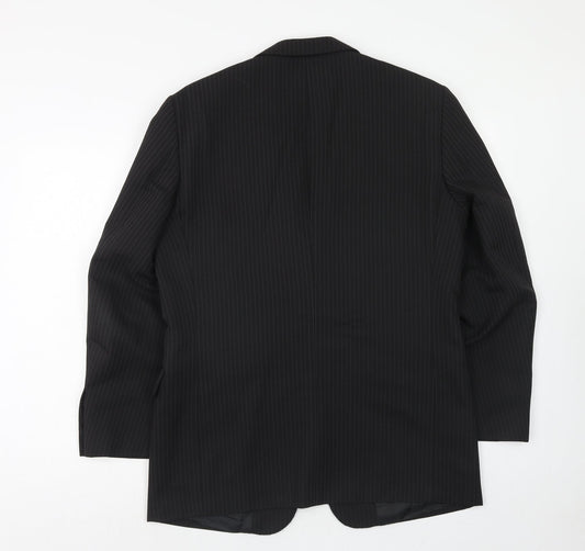 Mens UK Size 40 Taylor & Wright Regular Black Suit Jacket
