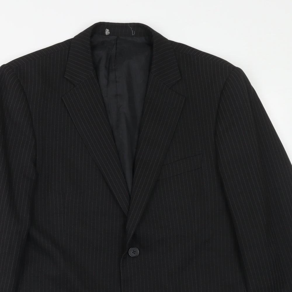 Mens UK Size 40 Taylor & Wright Regular Black Suit Jacket