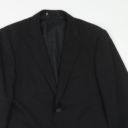 Mens UK Size 40 Taylor & Wright Regular Black Suit Jacket