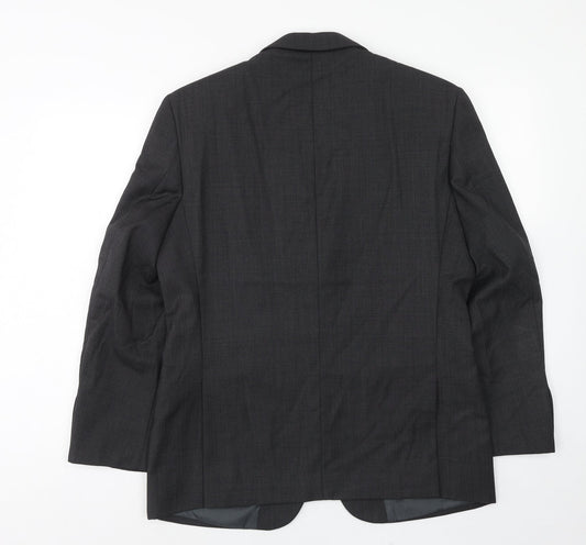 Mens UK Size 40 Marks and Spencer Regular Grey Suit Jacket