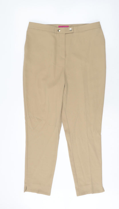 Womens UK Size 32 in Preworn Regular Fit  Brown Trousers