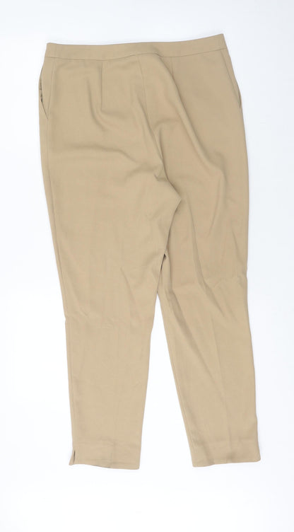 Womens UK Size 32 in Preworn Regular Fit  Brown Trousers