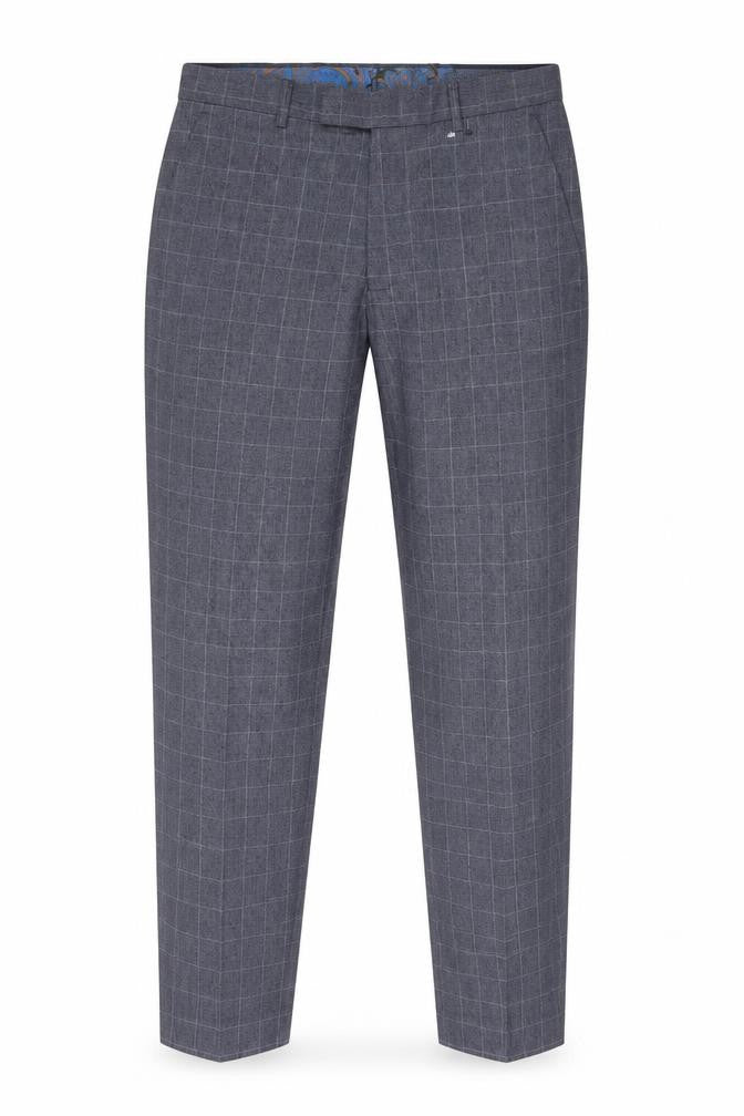 Mens UK Size 30 in Marks and Spencer Regular Fit  Blue Trousers