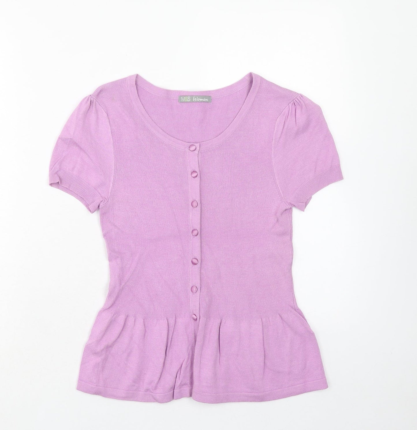 Womens UK Size 12 Marks and Spencer Pink Pullover Jumper