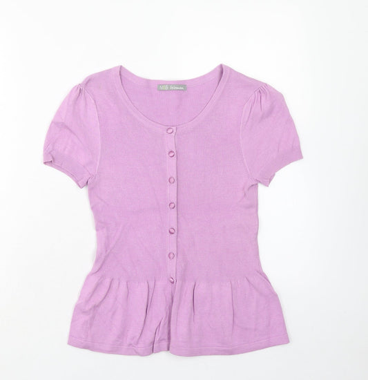 Womens UK Size 12 Marks and Spencer Pink Pullover Jumper