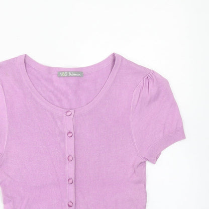 Womens UK Size 12 Marks and Spencer Pink Pullover Jumper