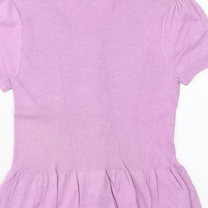 Womens UK Size 12 Marks and Spencer Pink Pullover Jumper