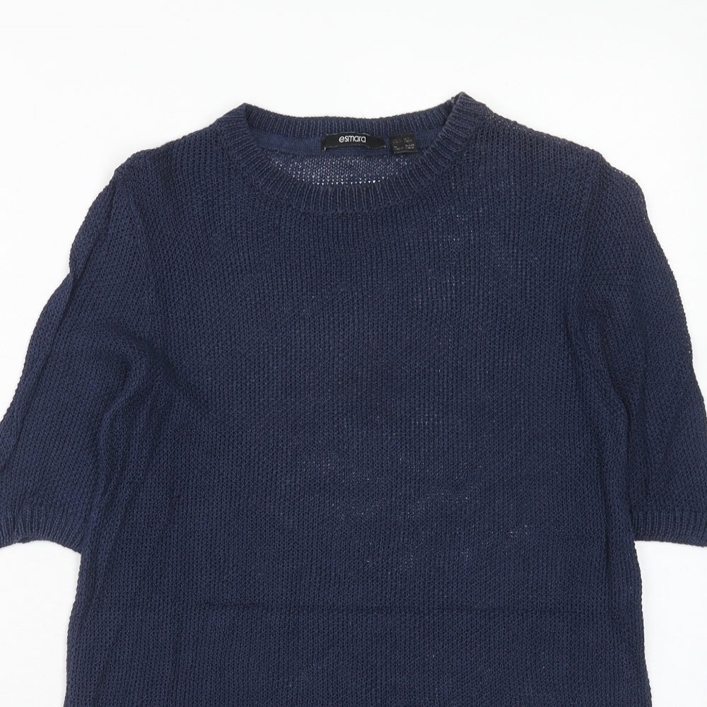 Womens UK Size 10 ESMARA Blue Pullover Jumper