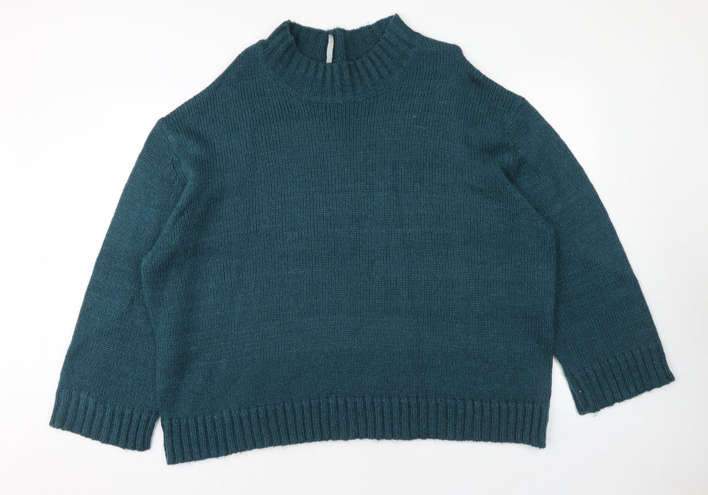 Womens UK Size 20 Intuition Blue Pullover Jumper