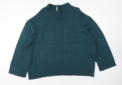 Womens UK Size 20 Intuition Blue Pullover Jumper